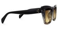 Rectangle Black/Tortoise Sunglasses | Vooglam.com 
