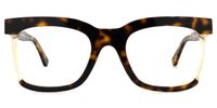 Rectangle Tortoise Eyeglasses | Vooglam.com Angle View