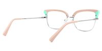 Browline Pink Eyeglasses | Vooglam.com Side View