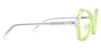 Geometric Green Eyeglasses | Vooglam.com 