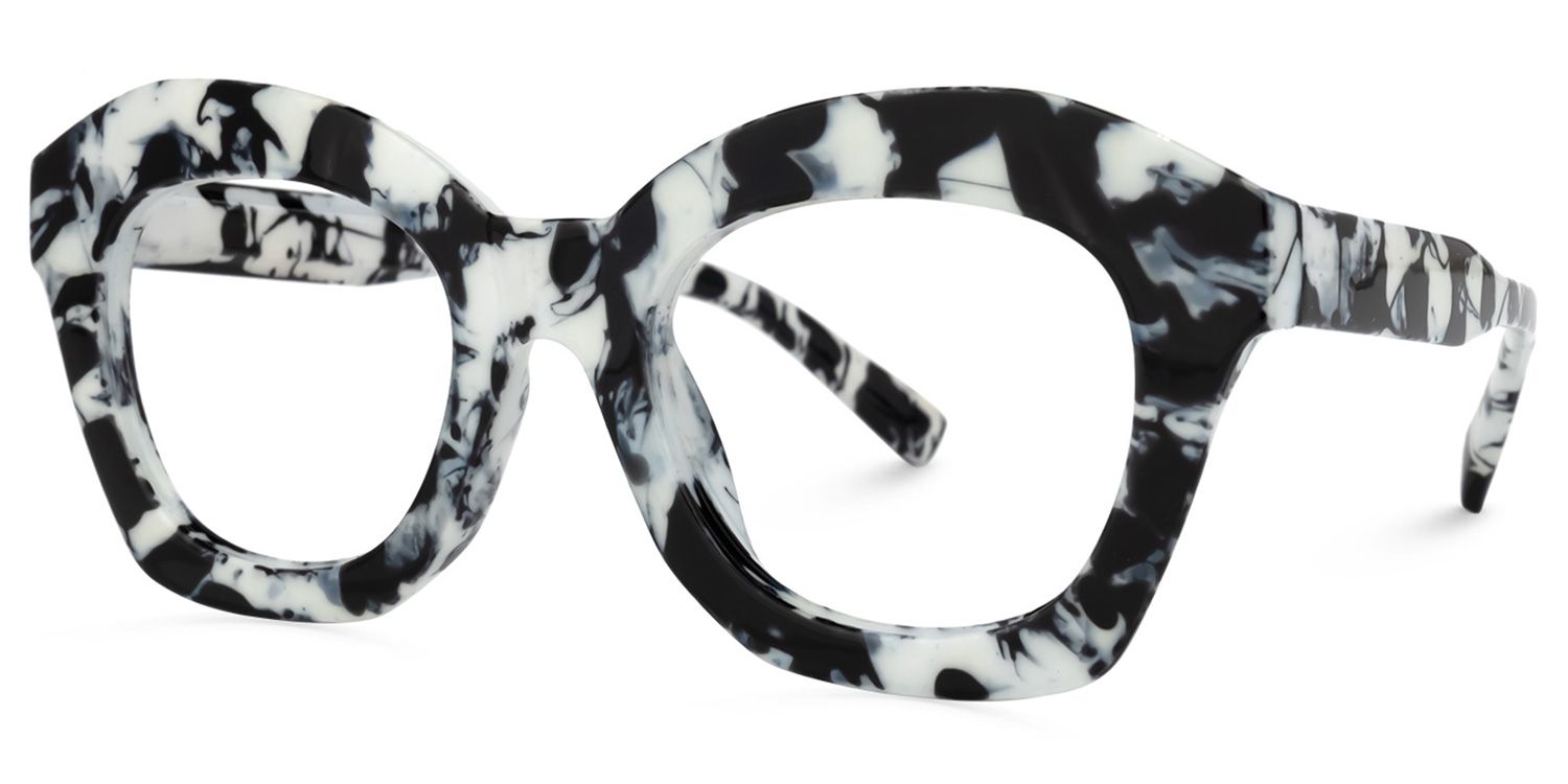 Rectangle Pattern Eyeglasses | Vooglam.com Front View
