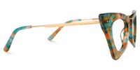 Gretchen - Geometric Floral Eyeglasses | Vooglam