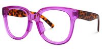 Vernetta - Square Purple Eyeglasses