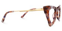 Gretchen - Geometric Purple/Floral Eyeglasses | Vooglam 