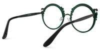 Norene Vintage Round Glasses with Elegant Filigree Design Side View