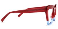 Square Red Eyeglasses | Vooglam.com 