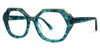 Maldonado - Geometric Pattern Eyeglasses | Vooglam Front View