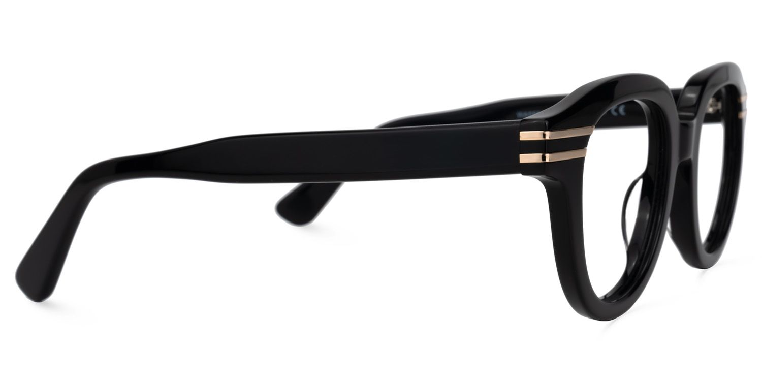 Round Black Eyeglasses | Vooglam.com 4