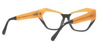 Miriam - Cat Eye Grey Eyeglasses | Vooglam Side View