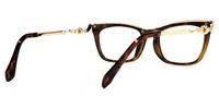 Rectangle Tortoise Eyeglasses | Vooglam.com Side View