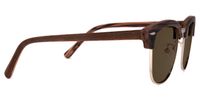 Browline Brown Sunglasses | Vooglam.com 