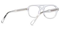 Aviator Crystal Eyeglasses│Vooglam.com Side View
