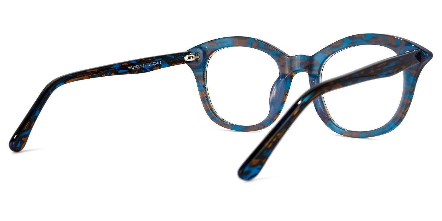 Chacha - Cat Eye Blue Eyeglasses product detail 3