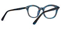 Cat eye Blue Eyeglasses | Vooglam.com Side View