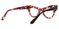 Bostick - Cat Eye Black Eyeglasses | Vooglam Side View