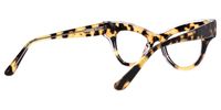 Bostick - Cat Eye Tortoise Eyeglasses | Vooglam Side View