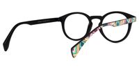 Minnie - Round Pattern Eyeglasses│Vooglam Side View