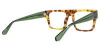 Muara - Aviator Tortoise Eyeglasses | Vooglam Side View