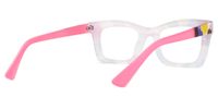 Lourido - Rectangle Multicolor Eyeglasses | Vooglam Side View