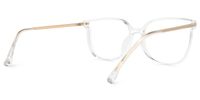 Cristabet - Square Crystal Eyeglasses | Vooglam Side View