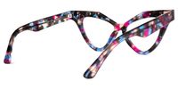 Estrada - Cat Eye Floral Eyeglasses | Vooglam Side View