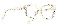 Galeana - Cat Eye Pattern Eyeglasses | Vooglam Side View