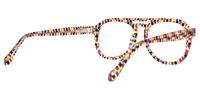 Barraza - Aviator Multicolor Eyeglasses | Vooglam Side View