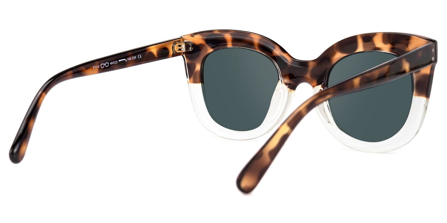Sindy - Cat Eye Tortoise Two-tone Sunglasses product detail 3