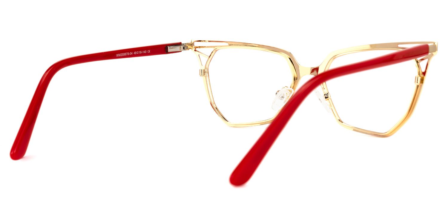 Prianti - Cat Eye Red Eyeglasses product detail 3