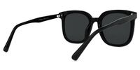 Aalilyanna - Square Black Sunglasses | Vooglam Side View