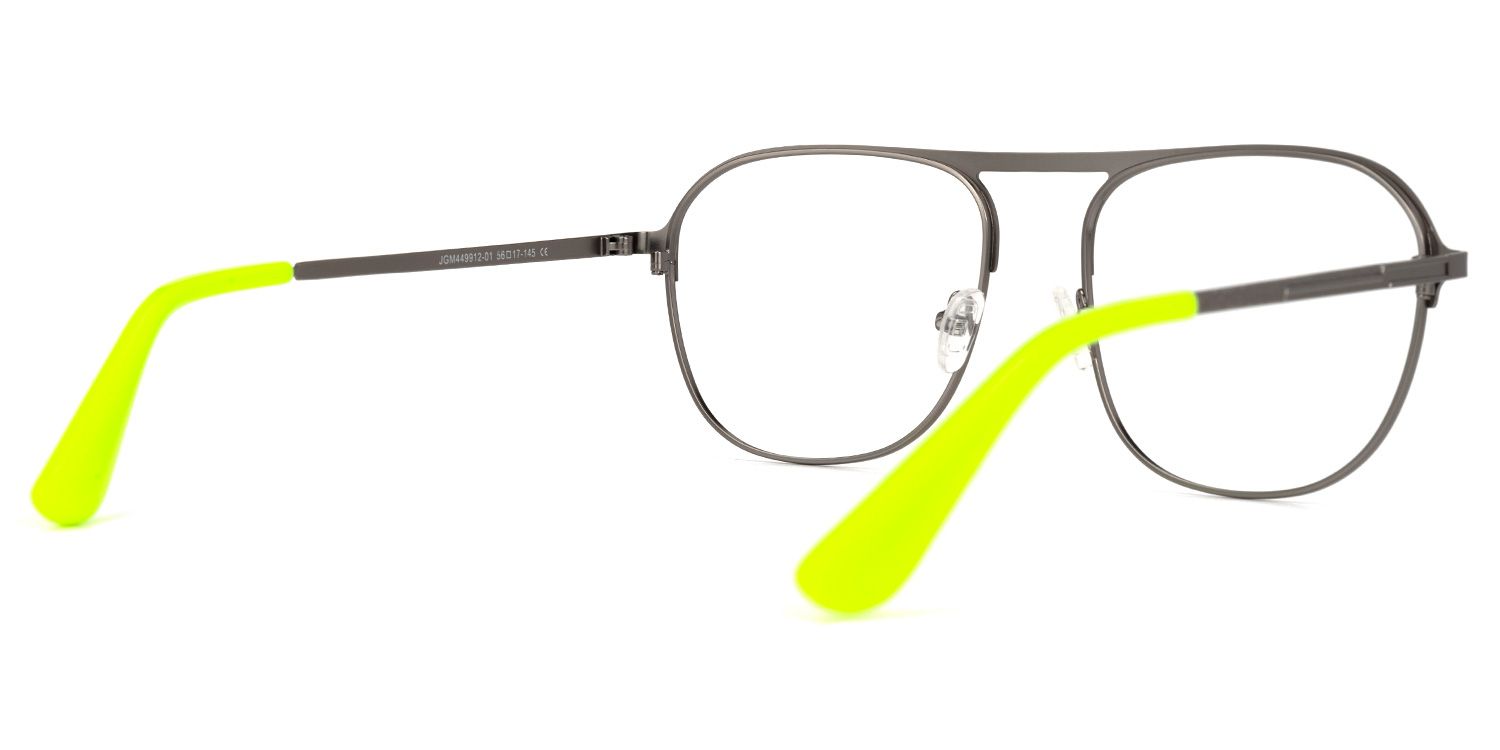 Abdalah - Aviator Grey Eyeglasses product detail 3