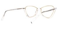 Adelio - Geometric Crystal Eyeglasses | Vooglam Side View