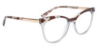 Browline Grey Eyeglasses | Vooglam.com 