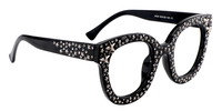 Shiny Round Black Eyeglasses  ▏Vooglam 