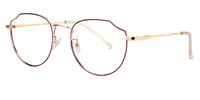 Vogue Metal Purple Cat Eyeglasses | Vooglam Optical