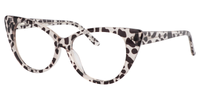 Stylish Dark/Tortoise Cat Eye Glasses Side View