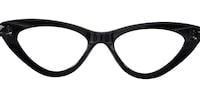 Tiffany Trilateral Black Eyeglasses - 4