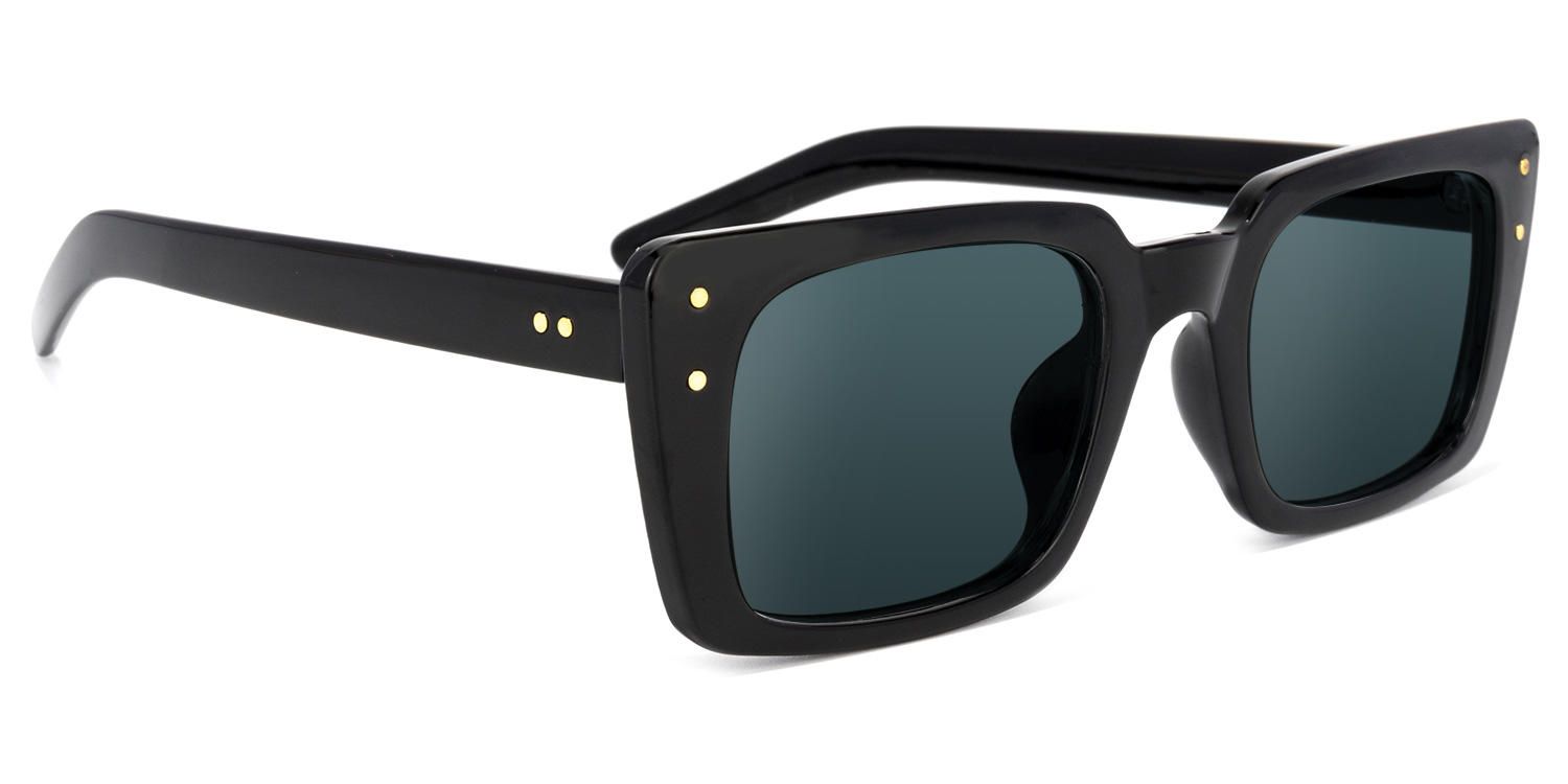 Rectangle Black Sunglasses | Vooglam.com 5
