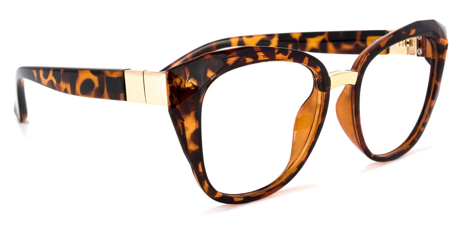 Cat Eye Tortoise Eyeglasses | Vooglam.com 5