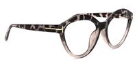 Cat Eye Grey/Tortoise Eyeglasses | Vooglam.com 