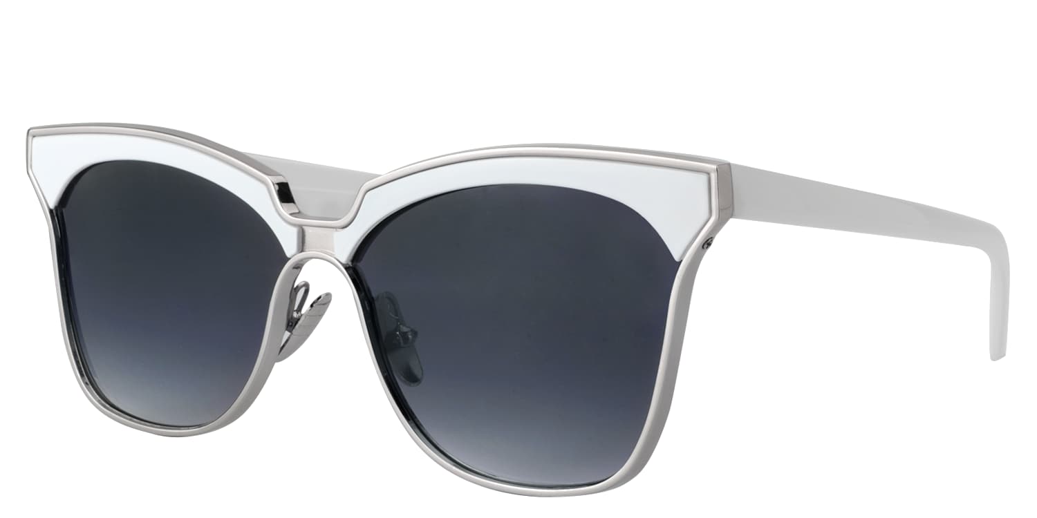 Stylish Cat Eye White Sunglasses│Vooglam Sunglasses Online