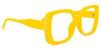 Square Yellow Eyeglasses | Vooglam.com 