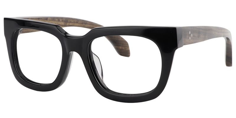 Arlene Rectangle Black Eyeglasses - 3