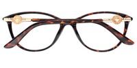 Hilda Tortoise Cat Eye Glasses 
