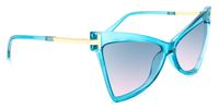 Geometric Blue Sunglasses | Vooglam.com