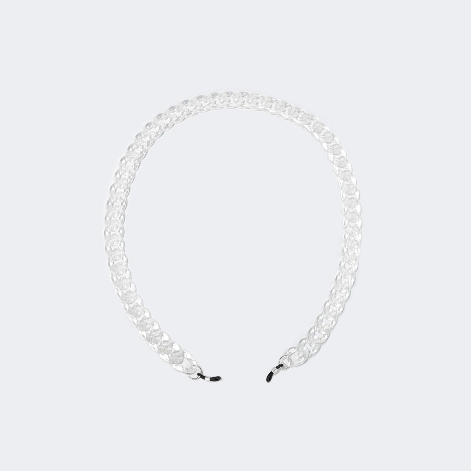 Twist Link Crystal Glasses Chains | Vooglam.com Front View