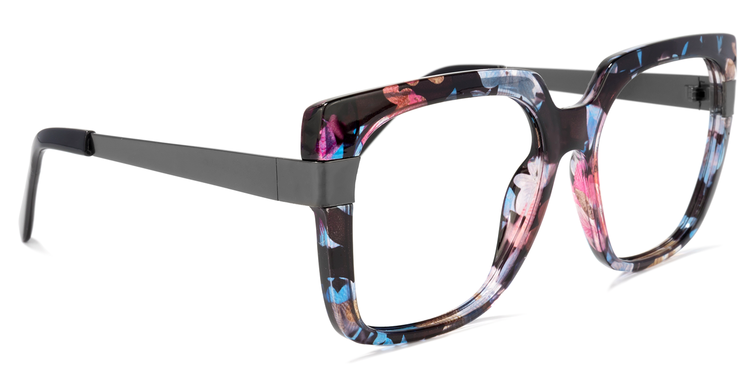 Sofija - Square Floral Eyeglasses product detail 6