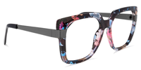 Square Floral Eyeglasses | Vooglam.com 