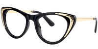 Skyler Cat Eye Black Eyeglasses - 3
