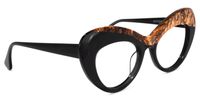 Lolade - Cat Eye Dark/Grey Eyeglasses | Vooglam 
